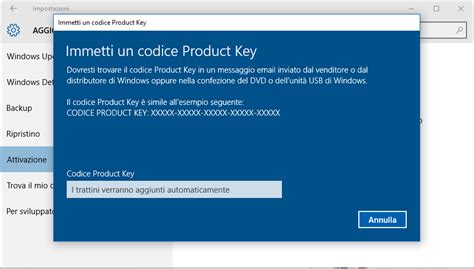Problema di attivazione windows 2012 key trial version